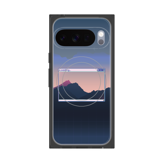 プレミアムスクエアケース with Pixelsnap［ Mountain ］