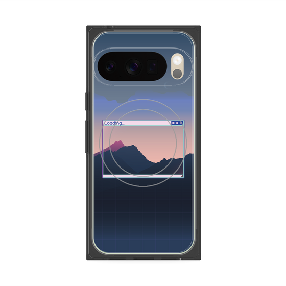 プレミアムスクエアケース with Pixelsnap［ Mountain ］