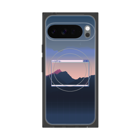 プレミアムスクエアケース with Pixelsnap［ Mountain ］