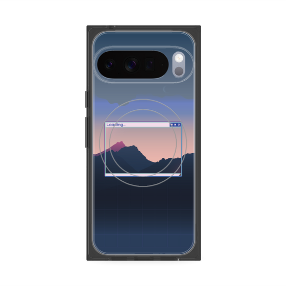 プレミアムスクエアケース with Pixelsnap［ Mountain ］
