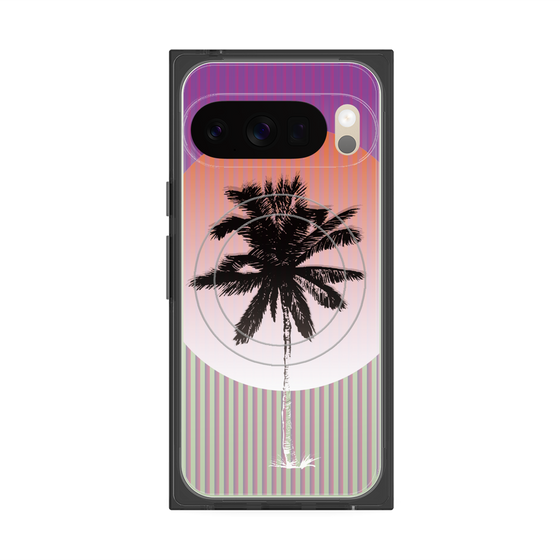 プレミアムスクエアケース with Pixelsnap［ Palm Tree ］