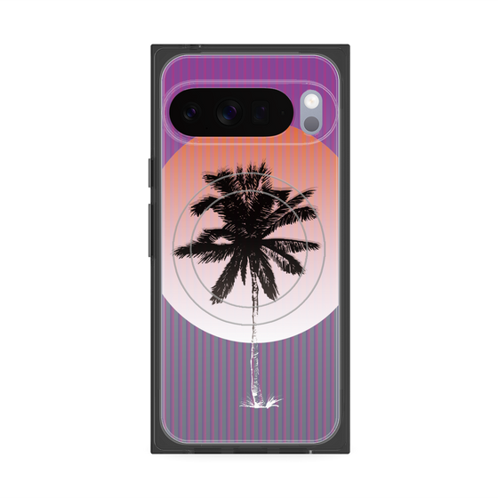 プレミアムスクエアケース with Pixelsnap［ Palm Tree ］