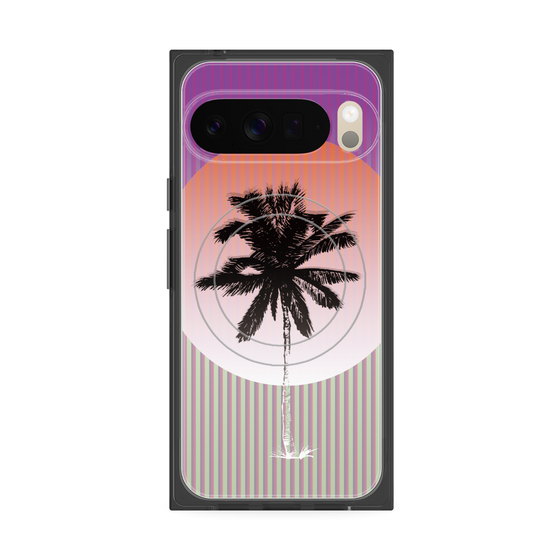 プレミアムスクエアケース with Pixelsnap［ Palm Tree ］
