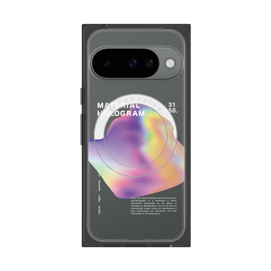 プレミアムスクエアケース with Pixelsnap［ Liquid Purple ］