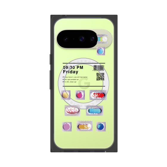 プレミアムスクエアケース with Pixelsnap［ 09:30 PM Friday ］