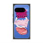 プレミアムスクエアケース with Pixelsnap［ Decorate-B ］