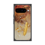 プレミアムスクエアケース with Pixelsnap［ Marble Nuance Painting Brown ］