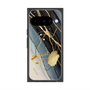 プレミアムスクエアケース with Pixelsnap［ Marble Nuance Painting Black ］
