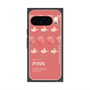 プレミアムスクエアケース with Pixelsnap［ PINK-Peach ］