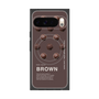 プレミアムスクエアケース with Pixelsnap［ BROWN-Chocolate ］