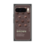 プレミアムスクエアケース with Pixelsnap［ BROWN-Chocolate ］