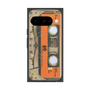 プレミアムスクエアケース with Pixelsnap［ RETORO CASSETTE TAPE - Skeleton Orange ］