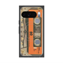 プレミアムスクエアケース with Pixelsnap［ RETORO CASSETTE TAPE - Skeleton Orange ］