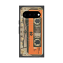 プレミアムスクエアケース with Pixelsnap［ RETORO CASSETTE TAPE - Skeleton Orange ］