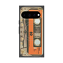 プレミアムスクエアケース with Pixelsnap［ RETORO CASSETTE TAPE - Skeleton Orange ］