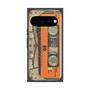 プレミアムスクエアケース with Pixelsnap［ RETORO CASSETTE TAPE - Skeleton Orange ］