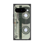 プレミアムスクエアケース with Pixelsnap［ RETORO CASSETTE TAPE - Skeleton Blue ］