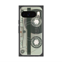 プレミアムスクエアケース with Pixelsnap［ RETORO CASSETTE TAPE - Skeleton Blue ］