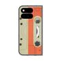 プレミアムスクエアケース with Pixelsnap［ RETORO CASSETTE TAPE - Opacity White ］
