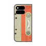 プレミアムスクエアケース with Pixelsnap［ RETORO CASSETTE TAPE - Opacity White ］