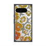 プレミアムスクエアケース with Pixelsnap［ y2k(Year2000) - Flower - Yellow Gray ］