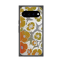 プレミアムスクエアケース with Pixelsnap［ y2k(Year2000) - Flower - Yellow Gray ］