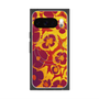 プレミアムスクエアケース with Pixelsnap［ y2k(Year2000) - Flower - Orange purple ］