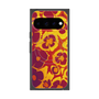 プレミアムスクエアケース with Pixelsnap［ y2k(Year2000) - Flower - Orange purple ］