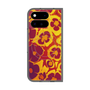 プレミアムスクエアケース with Pixelsnap［ y2k(Year2000) - Flower - Orange purple ］