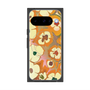 プレミアムスクエアケース with Pixelsnap［ y2k(Year2000) - Flower - Orange Pink ］