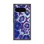 プレミアムスクエアケース with Pixelsnap［ y2k(Year2000) - Flower - Rich Purple ］