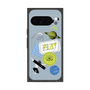 プレミアムスクエアケース with Pixelsnap［ Playful sticker - Dusty Blue ］