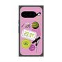 プレミアムスクエアケース with Pixelsnap［ Playful sticker - Dusty Pink ］