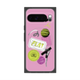 プレミアムスクエアケース with Pixelsnap［ Playful sticker - Dusty Pink ］