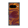 プレミアムスクエアケース with Pixelsnap［ y2k(Year2000) - Heart - High contrast Orange ］