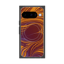 プレミアムスクエアケース with Pixelsnap［ y2k(Year2000) - Heart - High contrast Orange ］