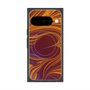 プレミアムスクエアケース with Pixelsnap［ y2k(Year2000) - Heart - High contrast Orange ］
