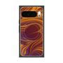プレミアムスクエアケース with Pixelsnap［ y2k(Year2000) - Heart - High contrast Orange ］