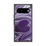 プレミアムスクエアケース with Pixelsnap［ y2k(Year2000) - Heart - Rich Purple ］