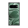 プレミアムスクエアケース with Pixelsnap［ y2k(Year2000) - Heart - Full Green ］