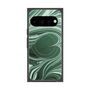 プレミアムスクエアケース with Pixelsnap［ y2k(Year2000) - Heart - Full Green ］