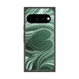 プレミアムスクエアケース with Pixelsnap［ y2k(Year2000) - Heart - Full Green ］