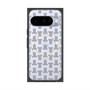 プレミアムスクエアケース with Pixelsnap［ LANVIN en Bleu - Monogram - Black ］