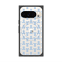 プレミアムスクエアケース with Pixelsnap［ LANVIN en Bleu - Monogram - Blue ］