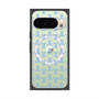 プレミアムスクエアケース with Pixelsnap［ LANVIN en Bleu - Monogram - Blue ］