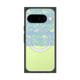 プレミアムスクエアケース with Pixelsnap［ LANVIN en Bleu - Lace - Blue ］
