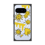 プレミアムスクエアケース with Pixelsnap［ PAINTING SMILE Yellow ］