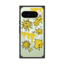 プレミアムスクエアケース with Pixelsnap［ PAINTING SMILE Yellow ］