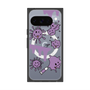 プレミアムスクエアケース with Pixelsnap［ PAINTING SMILE Purple ］