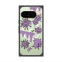 プレミアムスクエアケース with Pixelsnap［ PAINTING SMILE Purple ］